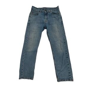 Levi’s 505 Regular Fit Straight Leg Distressed Jeans Size 32 x 30 Men’s